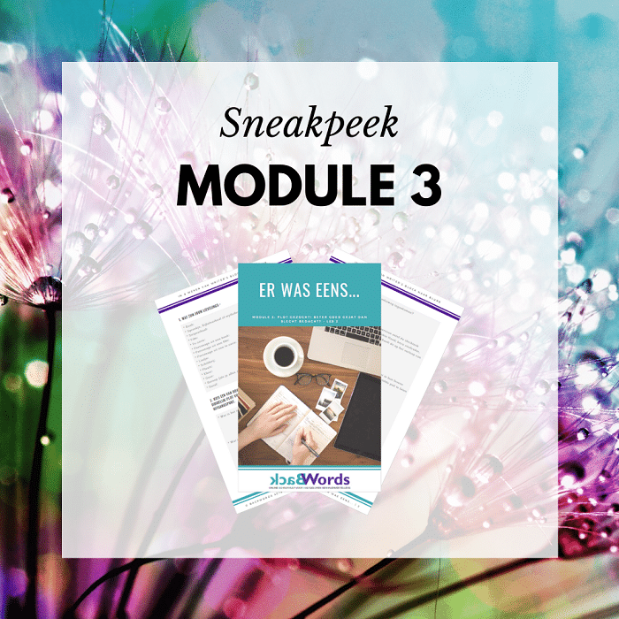 Sneakpeek Module 3: ‘Plot gezocht! Beter goed gejat dan slecht bedacht?’