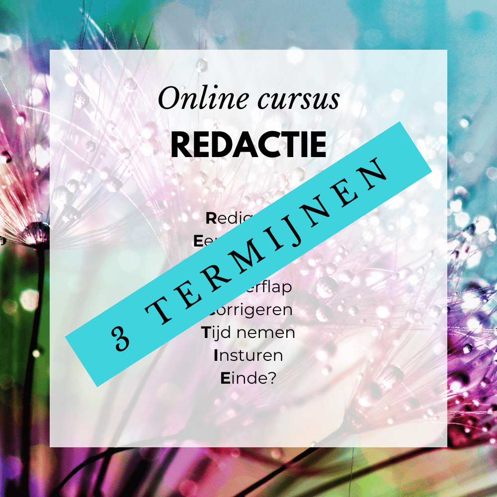 Cursus REDACTIE – 3 termijnen