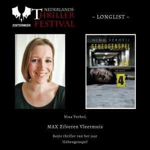 'Geheugenspel' op de longlist van de MAX Zilveren Vleermuis